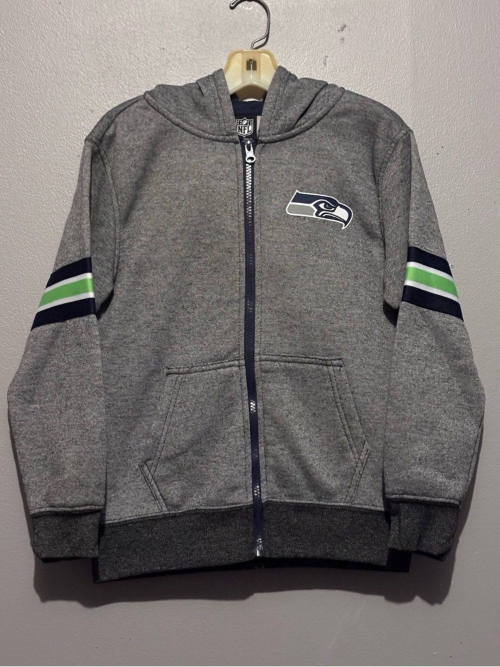 Youth NFL Seattle Seahawks Full Zip Hooded Jacket